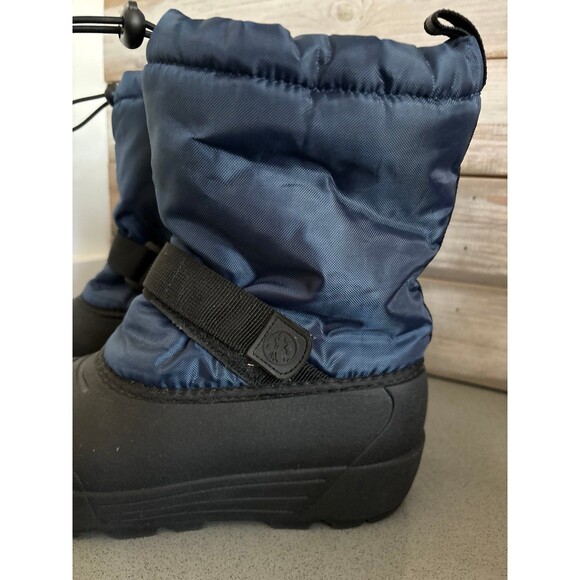 Thinsulate Water Resistant Boys Winter Snow Boots Blue / Black Size 6 - Picture 2 of 11